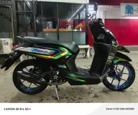Honda Genio Tahun 2024 Warna Hitam Mulus 80% Surat Lengkap Pajak Hidup