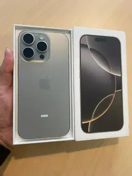 bisa tukar tambah iPhone 16 Pro natural cc 1 full ori like new
