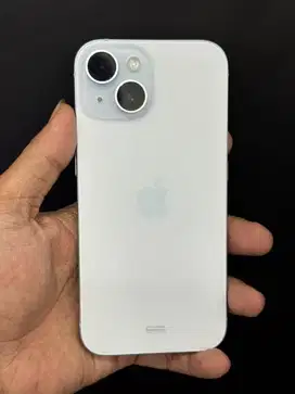 Iphone 15 128Gb Blue second ibox BH 96% garansi on mulus no minus