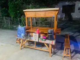 Gerobak Angkringan Bakso Mie Ayam PeceL Bubur Sate Martabak Ronde dlL