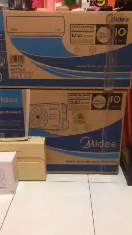 AC Midea 1 PK Inverter  (Unit indoor & outdor)