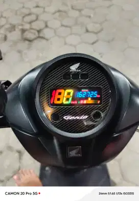 Honda Genio Tahun 2024 Warna Hitam Mulus 80% Surat Lengkap Pajak Hidup