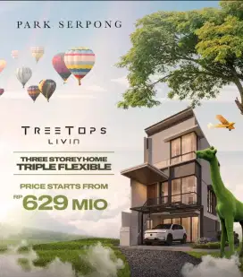 Rumah 3 lantai park serpong