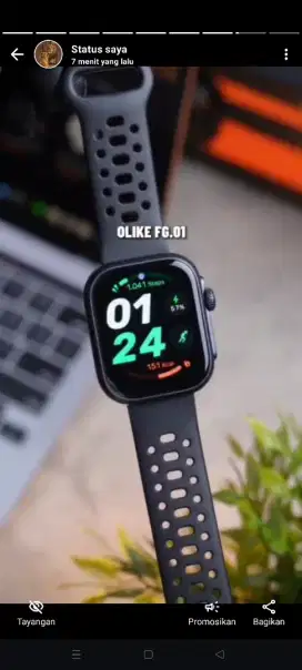 Smartwatch Olike FG01 sinc GPS Strava