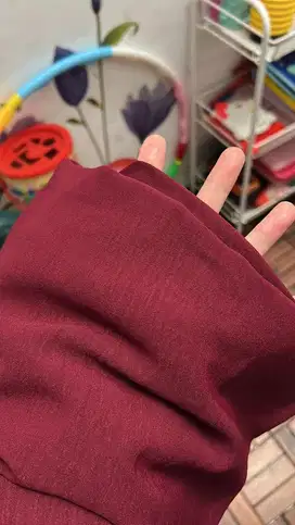 New! french Khimar Lozy Hijab warna Maroon