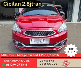 Cicilan 2 Juta-an Mitsubishi Mirage Exceed matic 2016