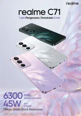 Realme C71 NFC 4/128 6/128 8/128 BISA KREDIT!