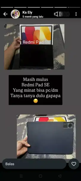 Dijual redmi matepad se