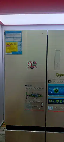 Kulkas Sharp 401 L, inverter