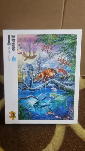 Puzzle Toy Town – Beautiful Scenery – 1000 pcs – Bekas Lengkap