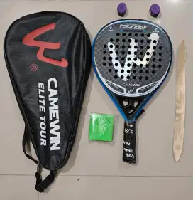 CAMEWIN 4046 TSUNAMI 12K Padel Racket | Raket Padel