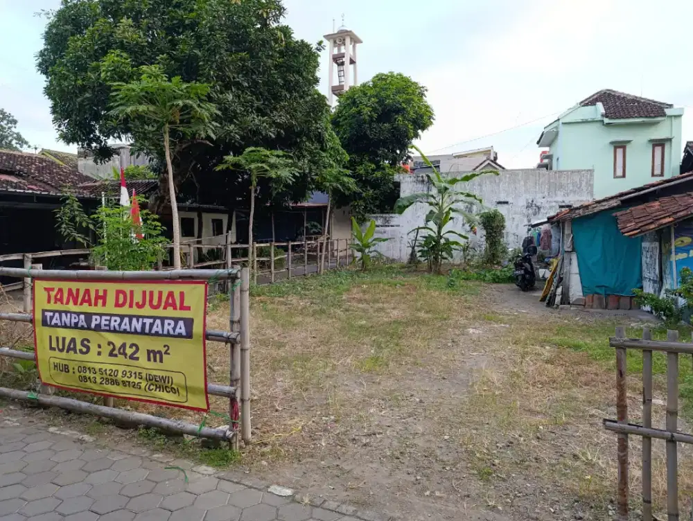 JUAL CEPAT TANAH STRATEGIS DI BELAKANG PAKUWON MALL JOGJA