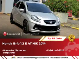 [ GARANSI 1TH ] Honda Brio 1.2 E AT Abu NIK 2014 2015