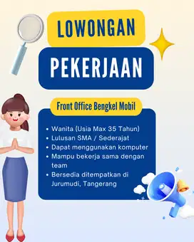 Front Office Bengkel Mobil