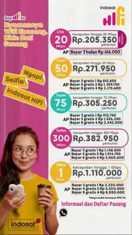 Wifi Indosat palembang