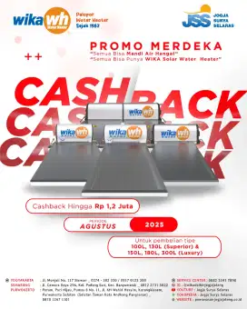 Promo agustus wika solar water heater