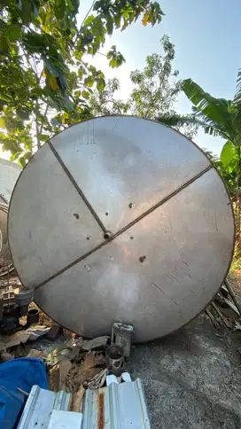 Dijual ketel destilasi baru diameter 233cm beserta alat kelengkapan