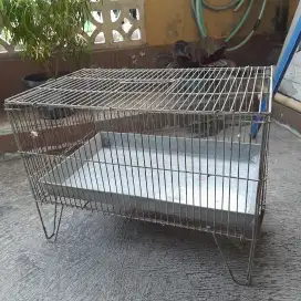 kandang karamba mandi burung besi
