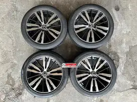 replika oem honda jazz rs ring 16 lubang 4/100 ban masi tebel semua