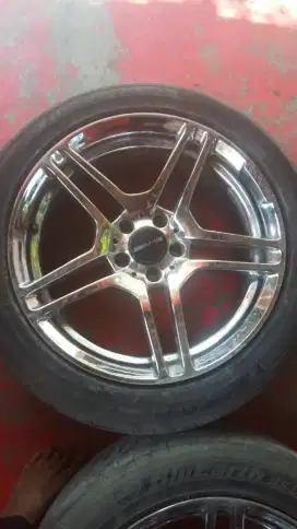Dijual Velg Merk AMG japan lubang 5 ring 18 ressing