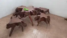 Meja antik furniture kayu jati