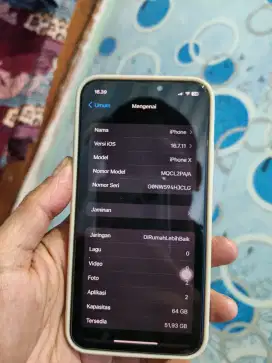 iphone x 64gb baca deskripsi