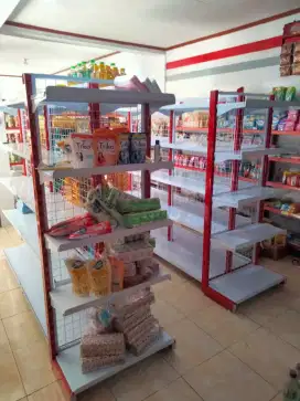 Rak dinding untuk toko sembako minimarket