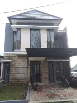 Rumah asri di cimahi utara, 1 gate system, strategis dan bebas banji