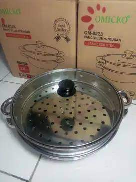 Panci kukus dinsum 2 susun 28cm