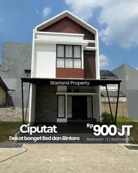 Rumah Premium 2 Lantai Scandinavian Style Dikawasan Serua Ciputat