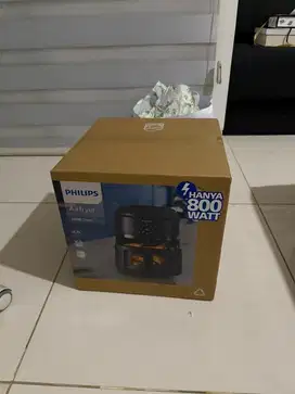Airfryer Air fryer Philips low watt 4,2 L NA 220/00 transparan baru