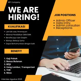 WALK IN INTERVIEW AGUSTUS 2025