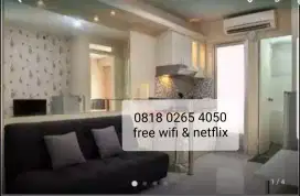 Transit & harian ready sewa Apartemen Kalibata City 2BR Jakarta