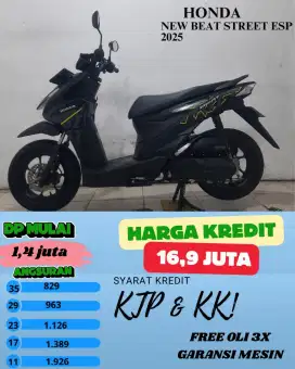 HONDA BEAT STREET ESP 2025 BISA CASH DAN KREDIT