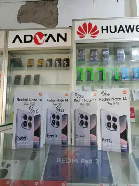 Redmi Note 14 Pro 5G (8/256) GB Baru Resmi Xiaomi²