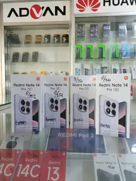 Redmi Note 14 Pro 5G (8/256) GB Baru Resmi Xiaomi³