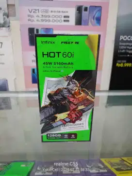 Infinix Hot 60i 6/128 GB NFC Helio G81 Camera 50 MP Garansi Resmi