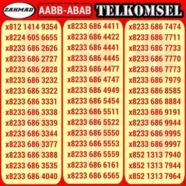 TSEL-B) NOCAN Telkomsel AABB ABAB ABBA kartu perdana nomor cantik simp