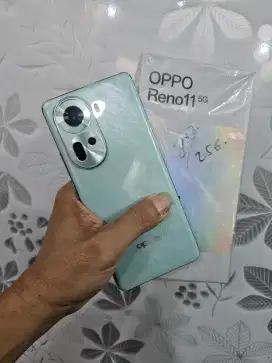 Reno 11 5g ram 8/256 fullset mulus  terawat