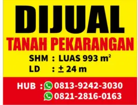 Tanah dijual Jl Salam Gumilir BU