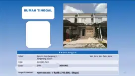 Dijual Rumah Puri Serpong 1 Setu