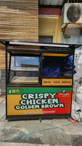 DIJUAL GEROBAK BEKAS FRIED CHICKEN KEMAYORAN