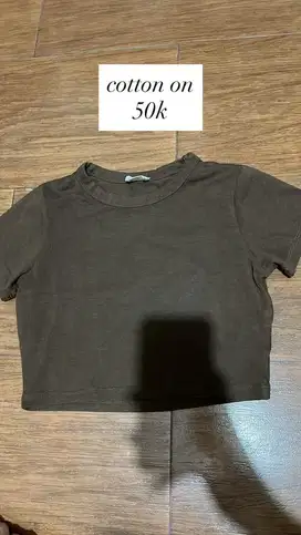 CROP TOP COKLAT