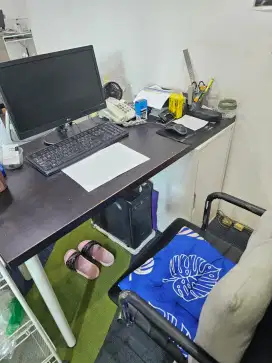 Meja + Kursi kantor (2 set)