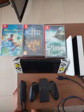 Dijual Nintendo switch oled putih 64 gb beli tahun 2024
