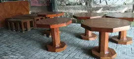 Meja & kursi cafe estetik