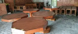 Meja & kursi cafe estetik