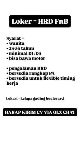 HRD restaurant kelapa gading