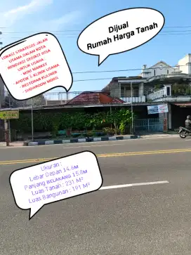 Dijual Rumah Hitung Tanah, lokasi Strategis