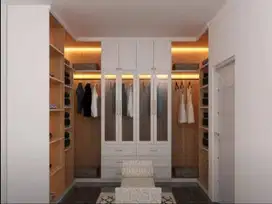 interior desain kitchen set kamar set wardrobe lemari backdrop tv